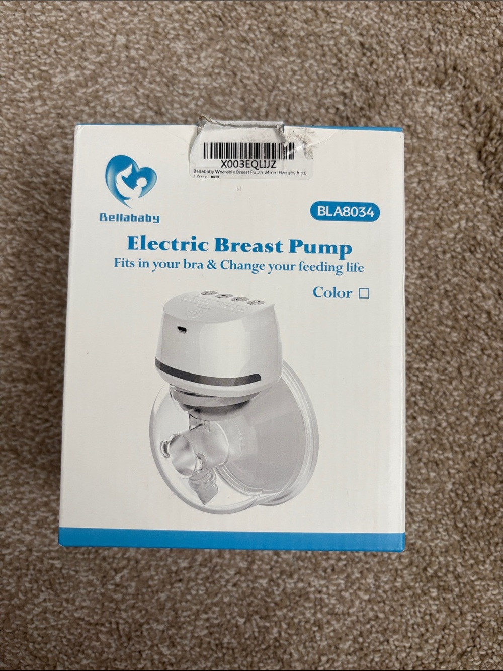 White Electric Breast Pump - BLA8034